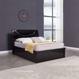 Rugby beds with moon headboard and storage