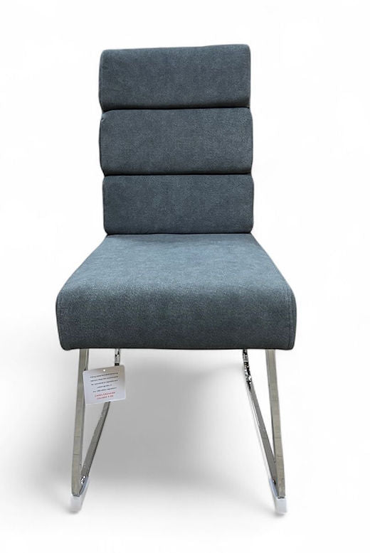 Musk grey cushion back padded dining chair (minimum order 2)