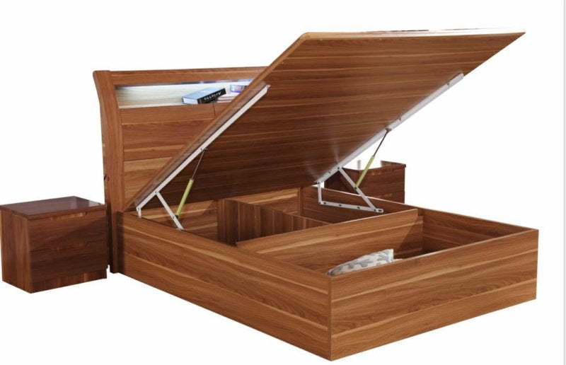 Romeo wooden high gloss bed