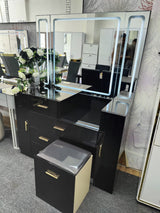 Shanai vanity with sitting stool