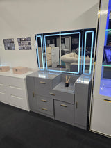 Shanai vanity with sitting stool