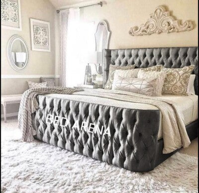 Emperor bed plush valvet