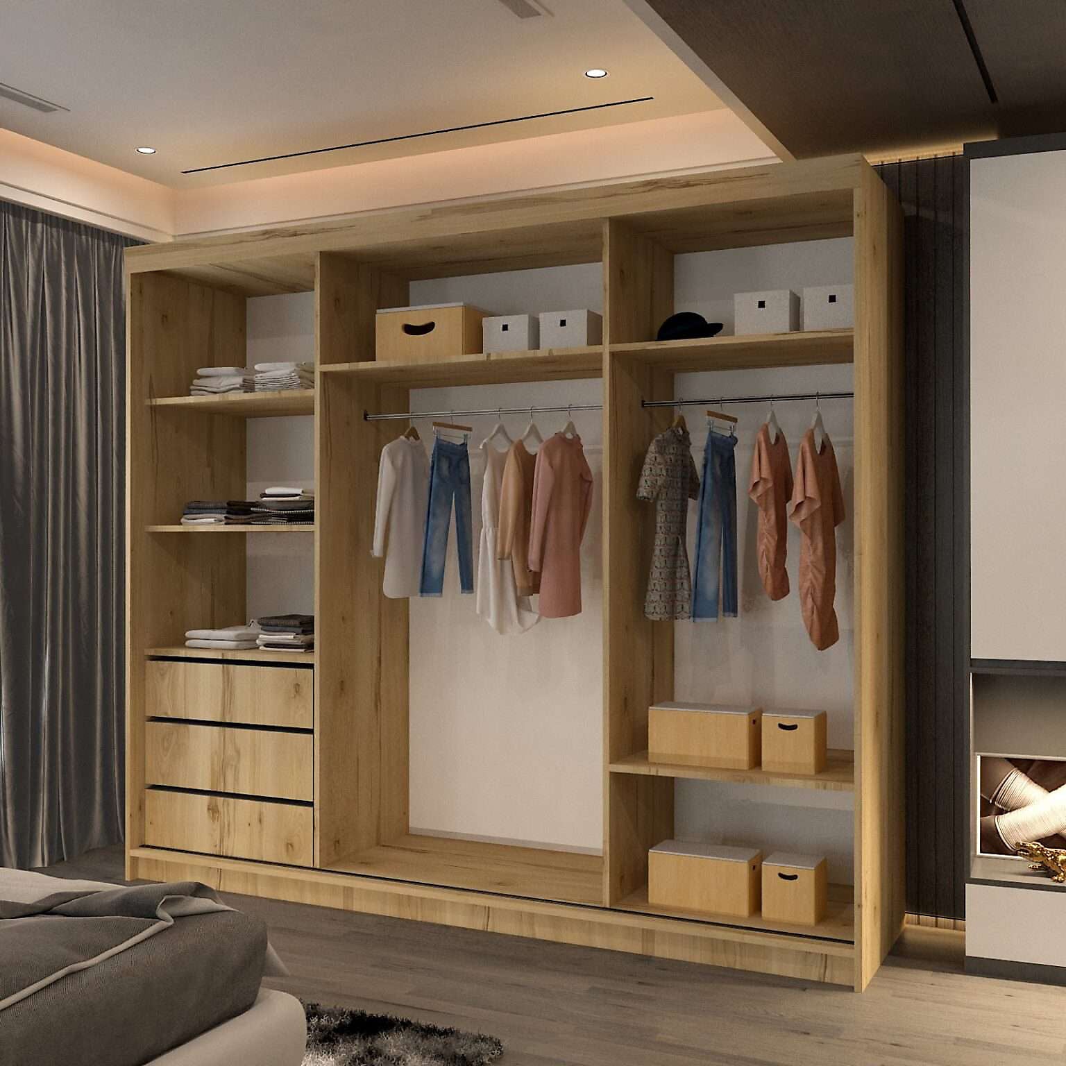 Miami wardrobe 250cm