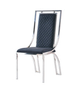 Windsor Grey & Silver Dining Chair