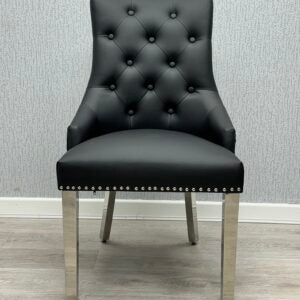 Leather dining chairs