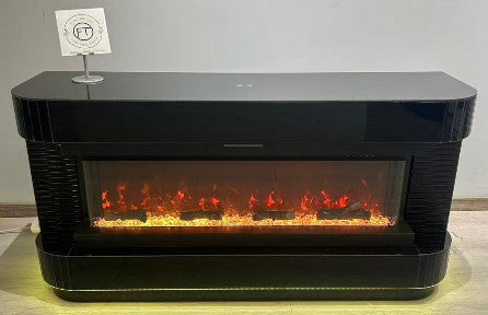 Fire place black built in Bluetooth speaker
