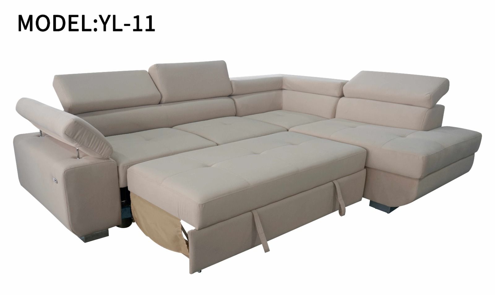 Lora L-shape sofa bed