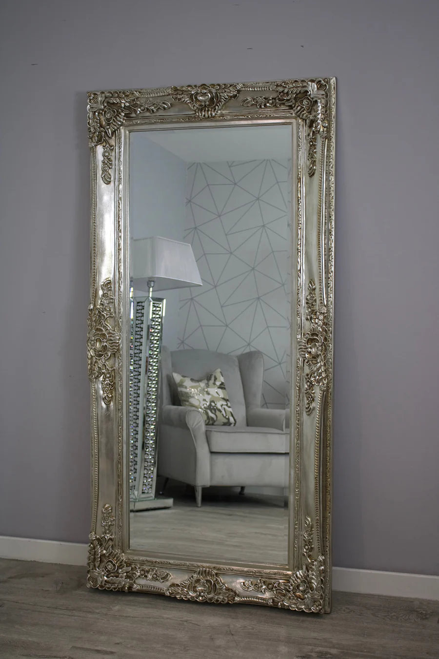 Large Paris Mirror Champagne