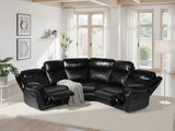Myra leather recliner corner