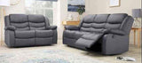 Roma Recliner leather sofa