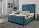 Fabric ottoman bed gas lift bed