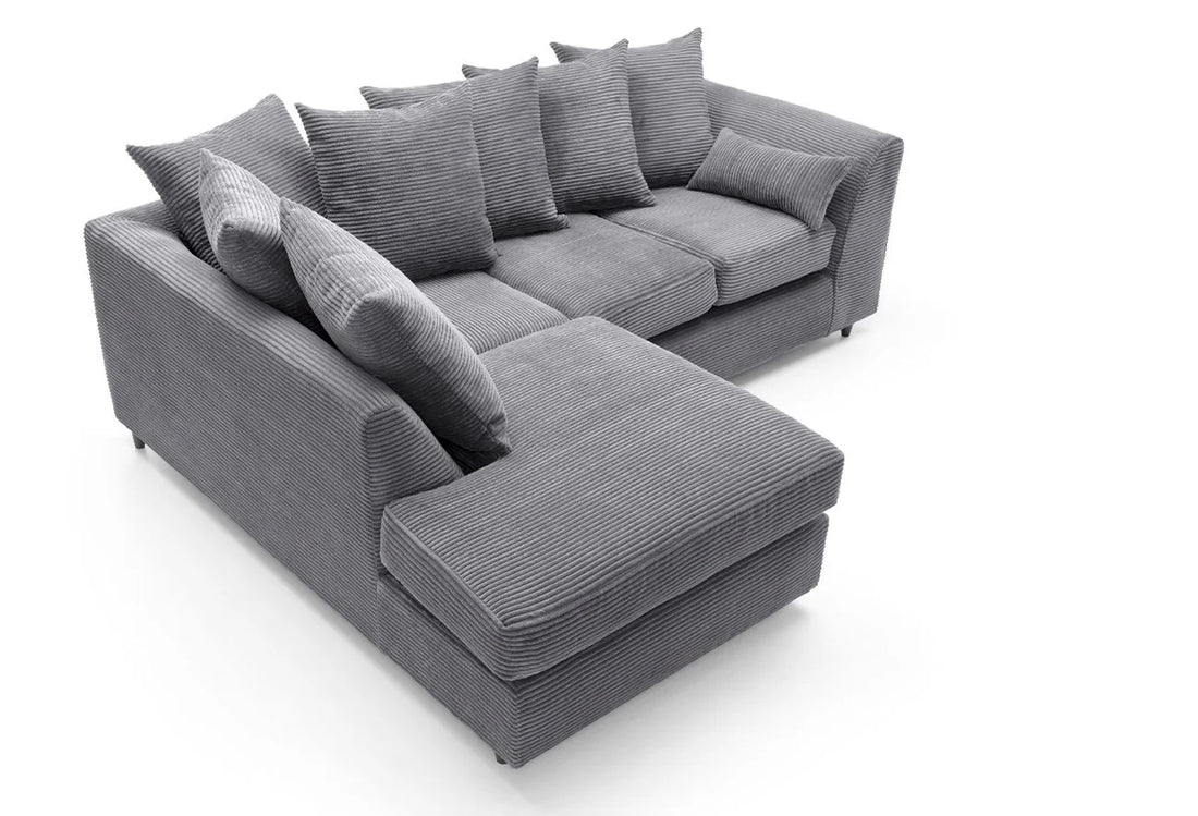 Dylan jumbo cord corner sofa