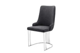 Plush velvet chairs with metal frame