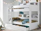 Oliver Wooden Storage Bunk Bed with Storage Drawer