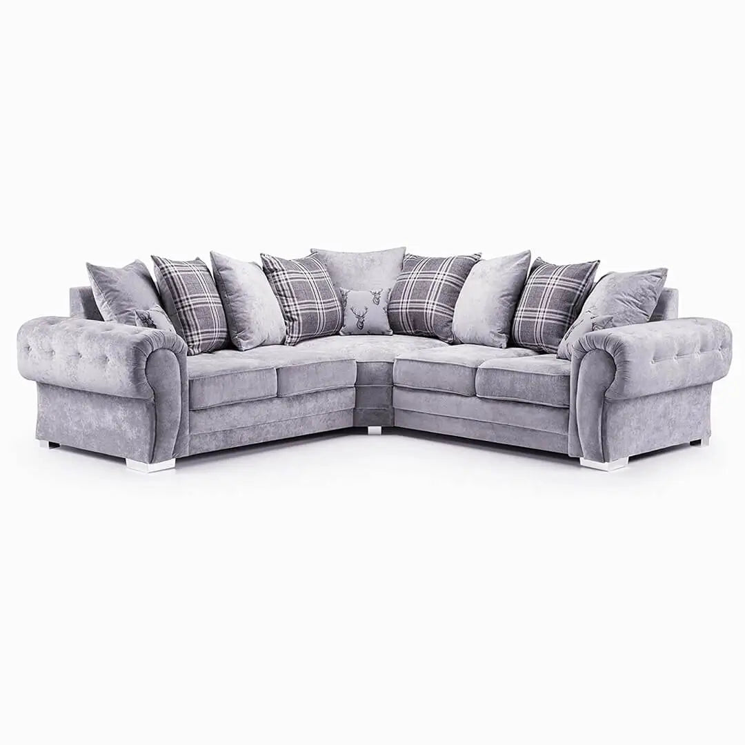 Verona corner sofa grey