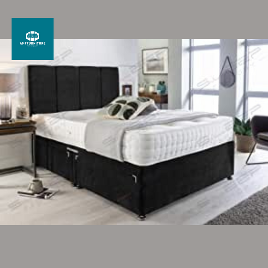 Divan bed with mattress small double with drawers