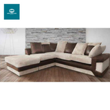L shape corner sofa grey black ( left hand side)