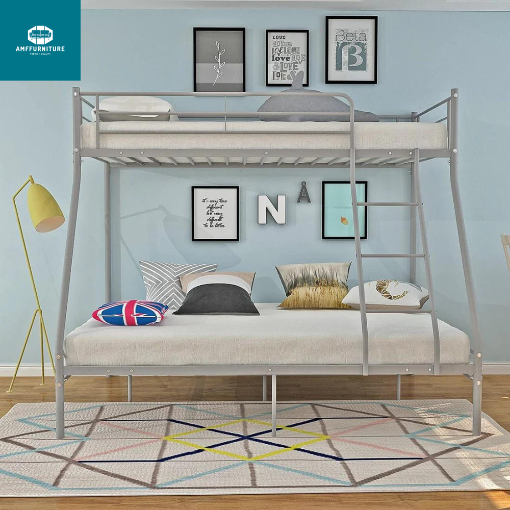 Trio metal bunk bed